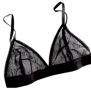 🖤 NWT! INC Sexy Sheer Bralette